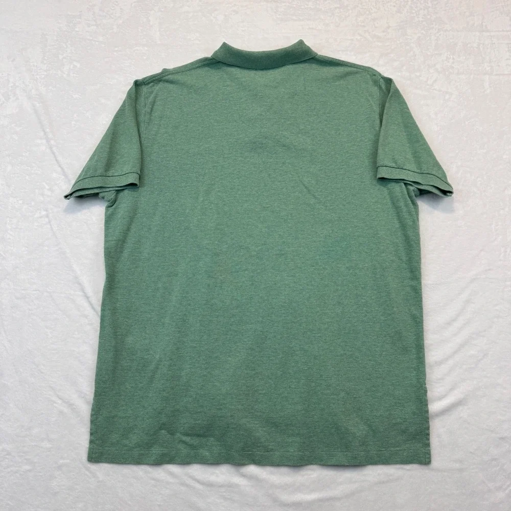 Polo Ralph Lauren Mens XXL Green Pique Short Sleeve Pony Logo Polo Shirt